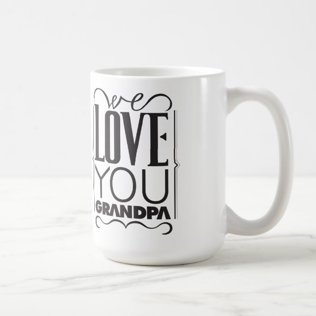 Caneca Nós amamo-lo vovô (Direita)