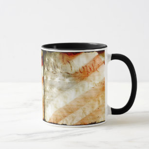 Caneca Nós as pessoas com bandeira americana