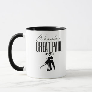 Caneca Nós Fazemos Um Ótimo Par Perfeitos Juntos Amor Cor