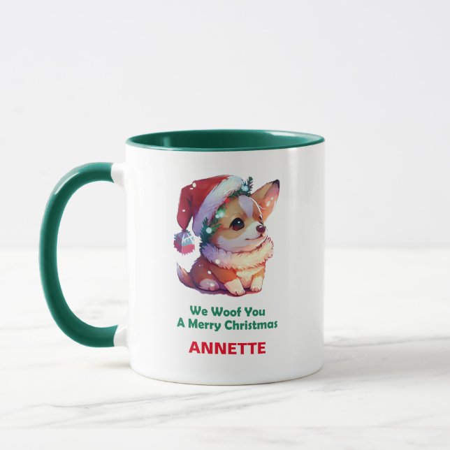 Caneca Nós Ladramos um Feliz Natal (Esquerda)