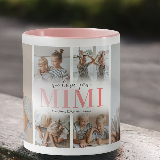 Caneca Nós Te Amo Mimi Foto Collage Mug (Criador carregado)