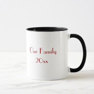 Caneca Nossa Foto De Natal Da Família