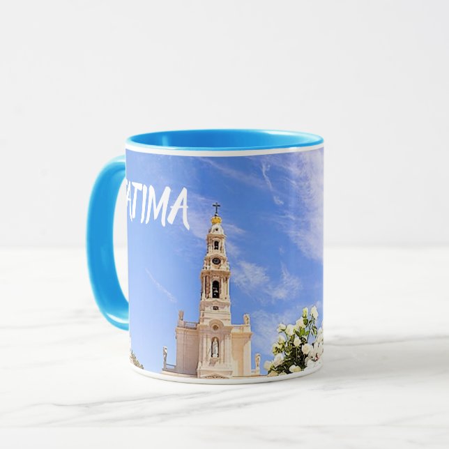 Caneca Nossa Senhora de Fatima Mug (Frente Esquerda)