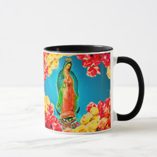 Caneca Nossa Senhora de Guadalupe dá café