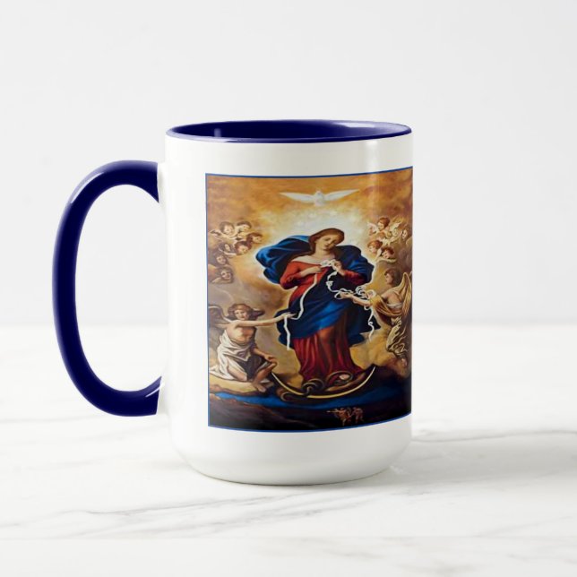 Caneca Nossa Senhora Undoer of Knots (Esquerda)
