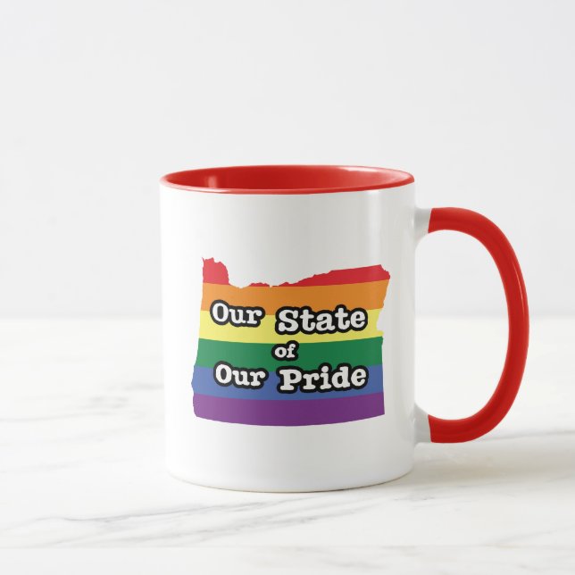 Caneca Nosso Estado de Orgulho| Oregon (Direita)