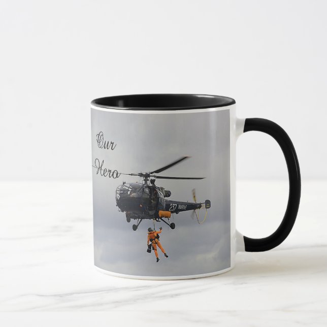 Caneca "Nosso Herói", Caneca de Café de Apoio ao R (Direita)