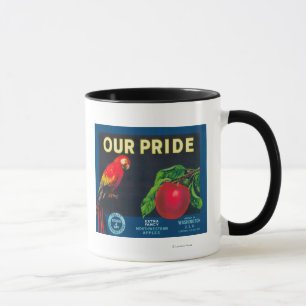 Caneca Nosso orgulho Apple etiqueta - o estado de