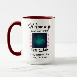 Caneca Nosso Primeiro Dia de as mães 2026, Primeiro Encai