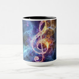 Caneca Nota Musical: Limpeza Treble