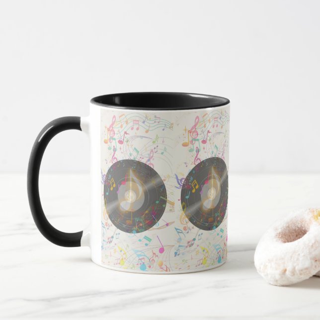 Caneca Nota sobre música (Com Donut)