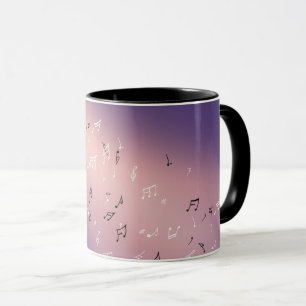 Caneca Notas Musicais Lilac Moon