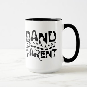 Caneca Notas Musicais para Pais da Banda