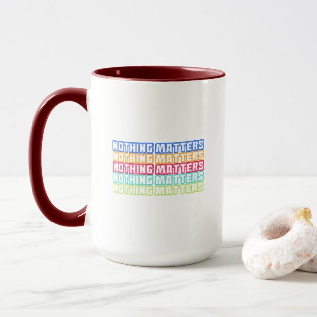 Caneca Nothing matters (Com Donut)