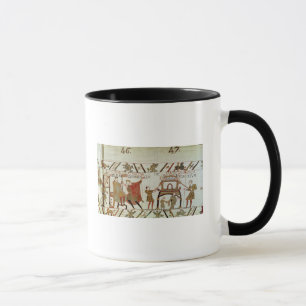 Caneca Notícia a respeito de Harold que está sendo