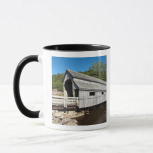 Caneca Nova Brunswick, Canadá. Rio Irlandês coberto