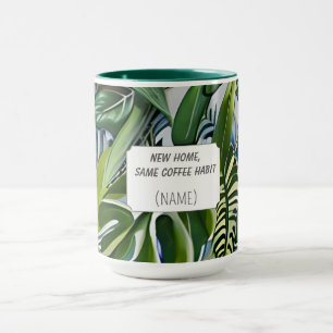 Caneca Nova Casa, Mesmo Hábito de Café – Combinação Perso