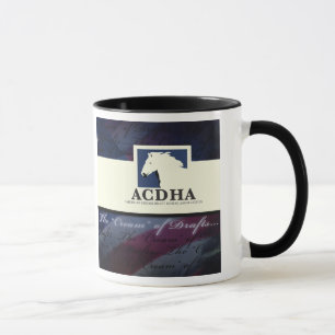 Caneca nova do logotipo de ACDHA