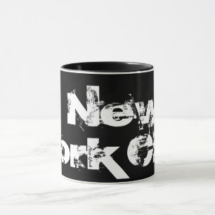 Caneca Nova Iorque - Cápsula Legal, Estilo Branco E Preto