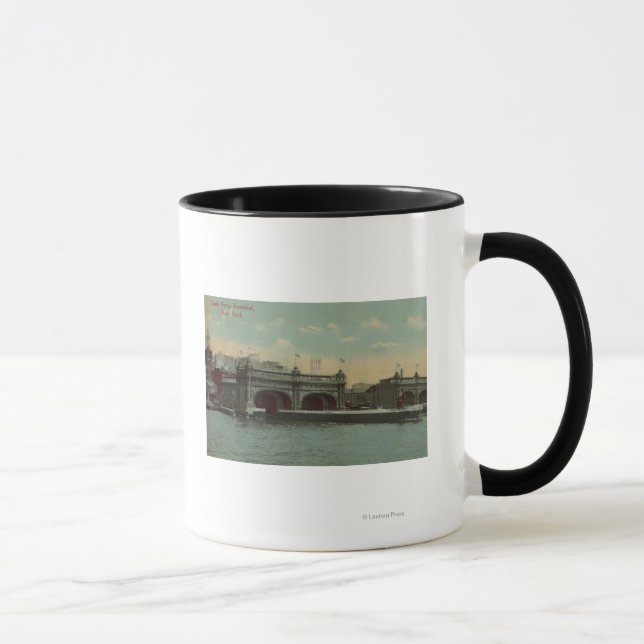 Caneca Nova Iorque, NY - South Ferry Terminal Building (Direita)