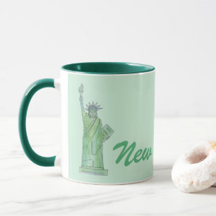 Caneca Nova Iorque NYC - Estátua Verde da Liberdade