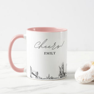 Caneca Nova Iorque personalizado Mug de Café