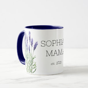 Caneca Nova Mamãe, lavanda