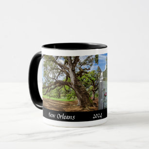 Caneca Nova Orleans, Louisiana, Carvalho e Cemitério ao V