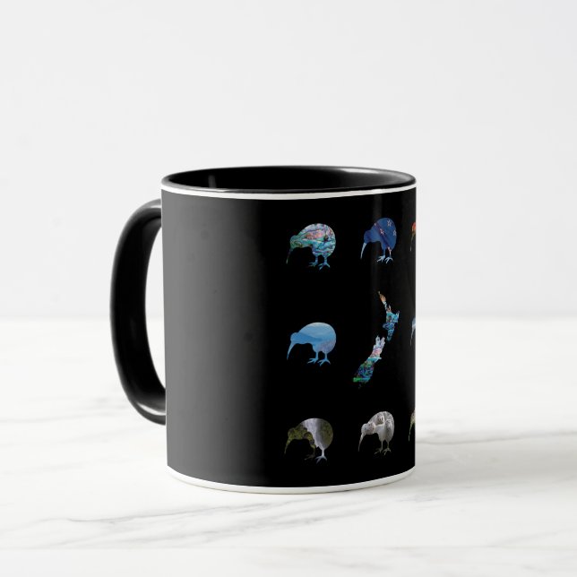 CANECA NOVA ZEALAND KIWI FERN PAUA (Frente Esquerda)