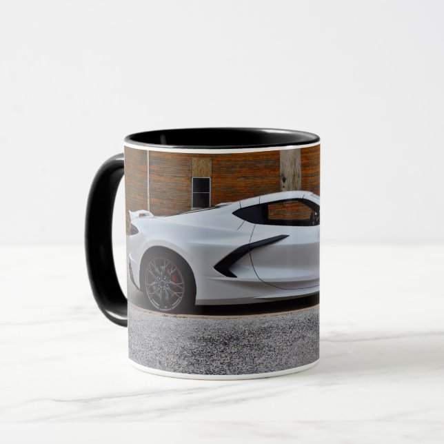 Caneca Novo Corvette Dream Carro Beauty Mug Cup (Frente Esquerda)