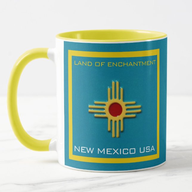 Caneca Novo México - Terra de encantamento de café (Criador carregado)