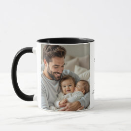 Caneca Novo pai de gêmeos foto e texto personalizados
