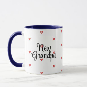 Caneca Novo Presente para Avô, Nós Te Amamos Vovô, Vovô