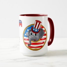 Caneca Noz da América Deus abençoe Republicana