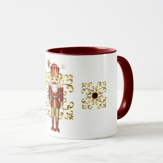 Caneca Noz-Noz-De-Natal Feriado (Frente Esquerda)