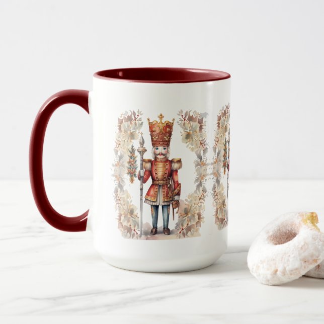 Caneca Noz-pirata de Natal esfestivo (Com Donut)