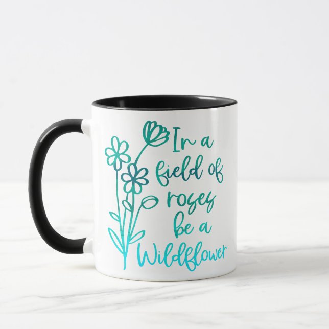 Caneca Num campo de Rosas, BE A WILDFLOWER (Esquerda)