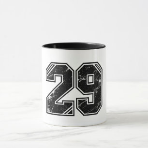 Caneca Número 29 Esportivo Retro Universitário – Envelhec