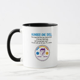 Caneca Número Um Habilidade Humor de Escritório e Estraté