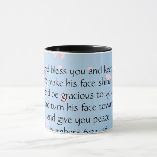 Caneca Números 6:24-26 O Senhor Abençoa-te e Mantém-te