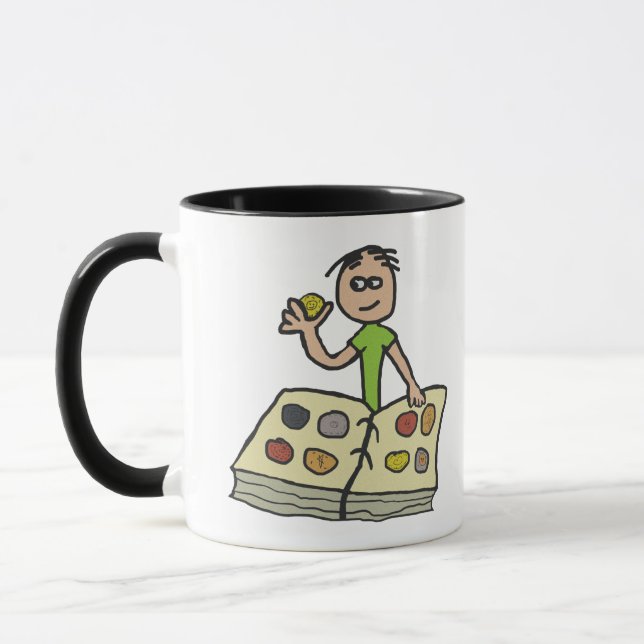 Caneca Numismatista de Coleta de Moedas (Esquerda)