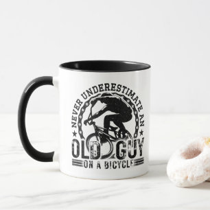 Caneca Nunca Subestime Um Velho Cara Amante Do Ciclismo L
