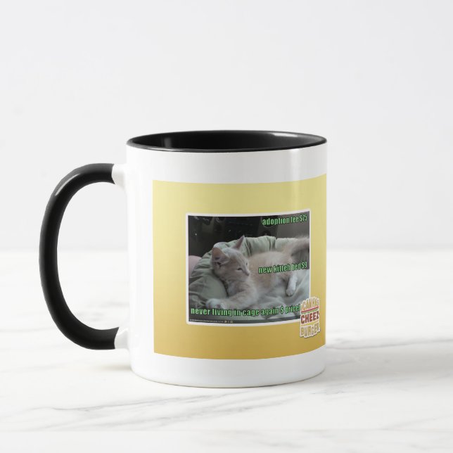 Caneca Nunca vivendo em uma gaiola outra vez (Esquerda)