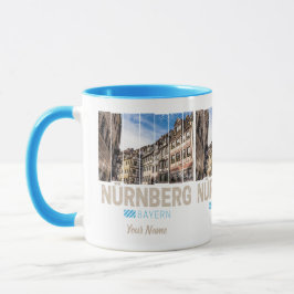 Caneca Nuremberg Vintage Bavaria Alemanha Souvenir