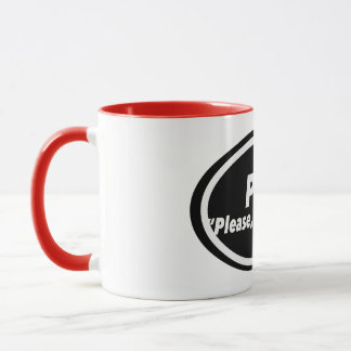 Caneca Nurse Humor Print Novelty: P R N