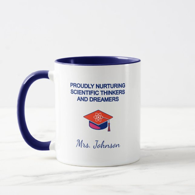 Caneca Nurturing Scientific Thinkers & Dreamers Proudly (Esquerda)