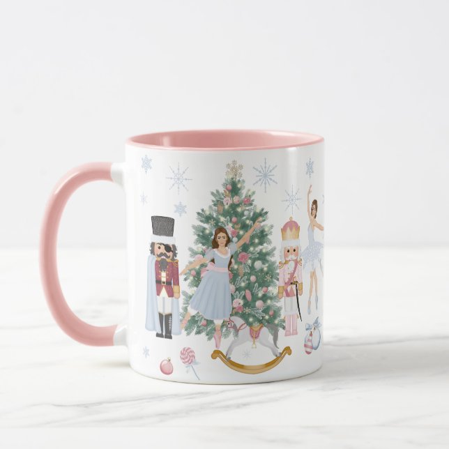 Caneca Nutcracker Sweets nome personalizado mug (Esquerda)