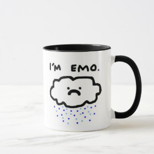 Caneca nuvem do emo
