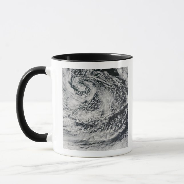 Caneca Nuvens de ondas em forma de navio 2 (Esquerda)