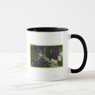 Caneca NYC, Nova YorkView da Times Square na Noite nº 1